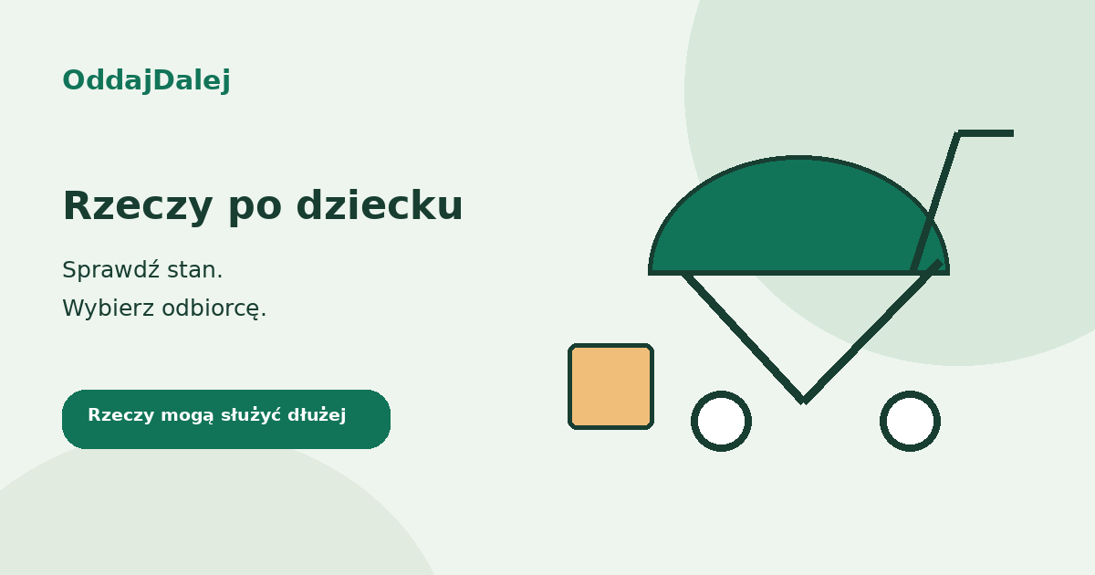 Ilustracja wózka dziecięcego i zabawki